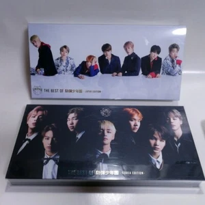 THE BEST OF BTS KOREA JAPAN EDITION SET First Limited CD+DVD Photocard - Picture 1 of 6