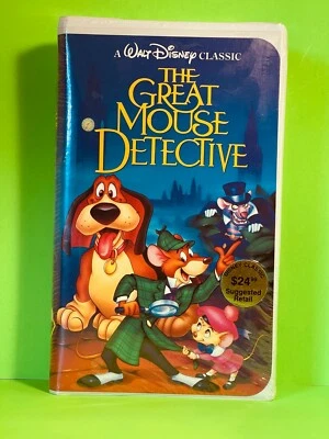 The Great Mouse Detective VHS 1992 Walt Disney Black Diamond.New Unwrapped - Image 1 of 4