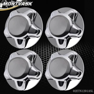4Pcs Fit For 1997-2003 Ford F150 F-150 7" Silver Hub Wheel Center Caps Covers - Picture 1 of 12