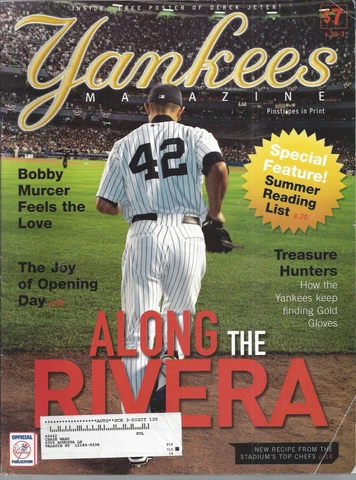 Mariano Rivera Yankee Magazine May 2007 Issue Jeter Poster Lot B Cover