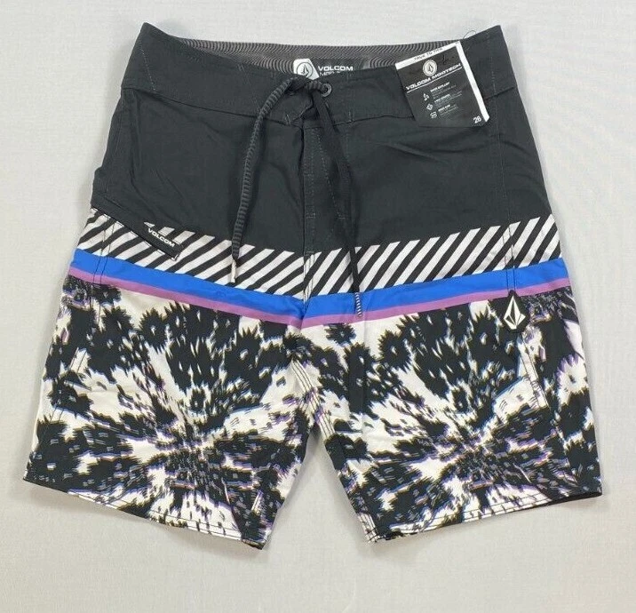 Boy's Youth Volcom Modtech 4 Way Stretch Board Shorts Swim - Image 1 of 1