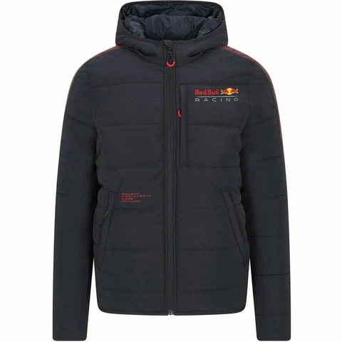 Red Bull Racing F1 Men's Padded Jacket- Navy Cover