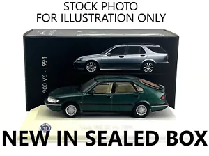 Atlas 1:43 Saab 900 SE V6 1994 - 3 898 013 - Green - Info booklet - NEW SEALED - Bild 1 von 4