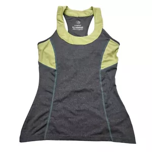 Sujetador sin mangas MPG verde neón y gris espalda deportiva entrenamiento deportivo XS - Imagen 1 de 7