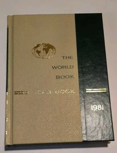 The World Book Encyclopedia: Year Book 1981 Review of Events of 1980 Hard Cover  - Picture 1 of 3