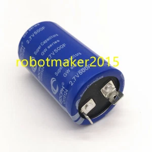 2.7V 500F 2 Pins Super Farad Capacitor Power Supply Supercapacitor Free shippin - Picture 1 of 6