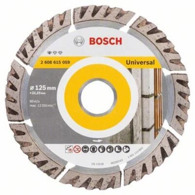 Bosch Diamant Trennscheibe Standard for Universal 125x22,23x2x10 mm, 1er VE - Bild 1 von 2