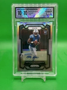 2023 PANINI PRIZM AUTOGRAFO #343 ANTHONY RICHARDSON Rookie Auto Arena Club 10/10 - Foto 1 di 10