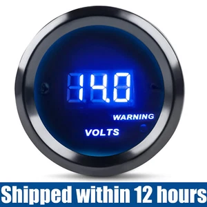 2" 52mm LED Digital Voltmeter Car Vehicle Truck Voltage Volt Gauge Meter 8-18V - Bild 1 von 7