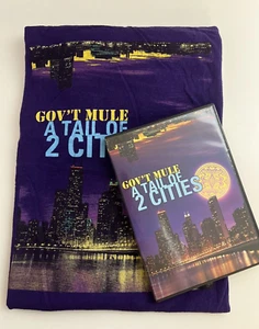 Gov't Mule A Tale of 2 Cities DVD 2 Pack and XL Purple T-Shirt - Imagen 1 de 11