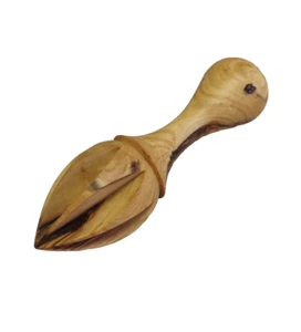 Handgefertigte Zitronenpresse Olivenholz Entsafter Bethlehem Heiliges Land 3 Stück - Bild 1 von 5