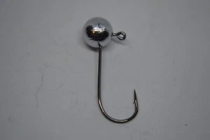 1/8 #6 BALL JIG HEAD NO COLLAR 32746 NPBN MUSTAD HOOKS 50 COUNT - Picture 1 of 1
