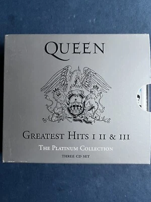 Queen GREATEST HITS 1,2+3 Platinum Collection Used 51 Track Rock Pop 70s 80s 90s - Image 1 of 4