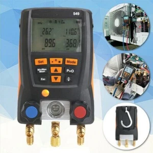 Nuevo Testo 549 Refrigeración Digital LCD Colector HVAC Medidor Sistema Kit - Imagen 1 de 9
