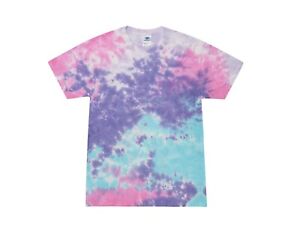Vibrant Multicolor Tie Dye T-Shirts Adult  & Kids 100% Cotton Colortone