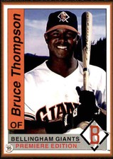 1995 Bellingham Giants Team Issue 8 Bruce Thompson Brandon Florida Baseball Card