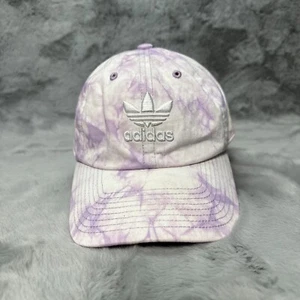 Adidas Hat Cap Purple Tye dye Strap back Adjustable Casual Outdoor Baseball Mens - Picture 1 of 7