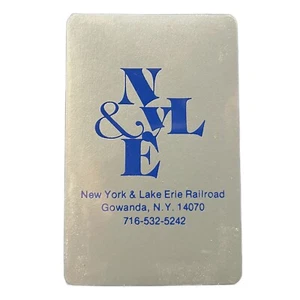 Vintage New York & Lake Erie Eisenbahn Spielkarten Deck VERSIEGELT NY & LE Zug RR - Bild 1 von 13