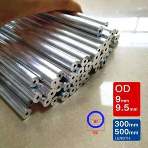Aluminium Rohr Außendurchmesser 9 9,5 mm Länge 300 500 mm hohl gerade rund 6063 - Bild 1 von 15