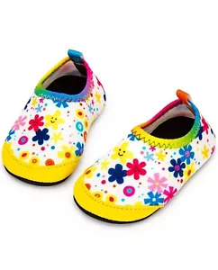 Baby Boys and Girls Swim Water Shoes Barefoot Aqua Socks Non-Slip 1-1.5 Infant - Picture 1 of 6