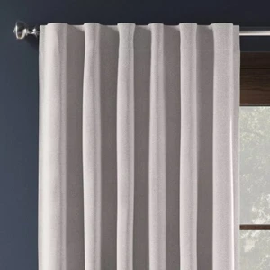 Threshold Ashville Blackout Rod Pocket Curtain Panel 50x84" Gray* - Picture 1 of 5
