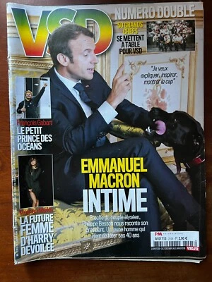 VSD du 21/12/2017; Emmanuel Macron intime/ François Gabart/ Meghan Markle - Photo 1/2