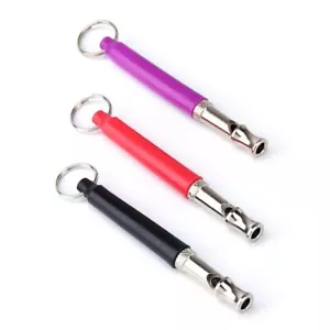 Ultrasonic Repeller Pet Dog Training Whistle Pitch Anti Bark Keychain Pets Tools - Picture 1 of 18