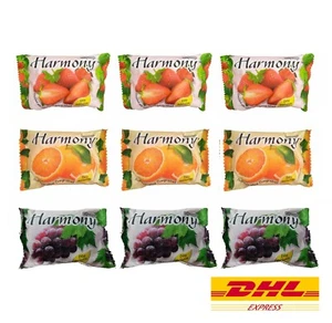 9 Riegel fruchtige Seife Harmonie orange Traube Erdbeere extra feuchtigkeitsspendender Riegel 75g - Bild 1 von 8