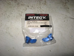 Vintage RC Integy Associated SC10 Rear Hub Carrier Set Alum Blue T7837BLUE - Picture 1 of 1