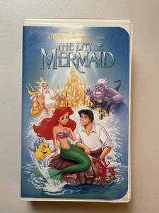 The Little Mermaid VHS Tape Disney Classic Black Diamond Version Banned Cover - Picture 1 of 5