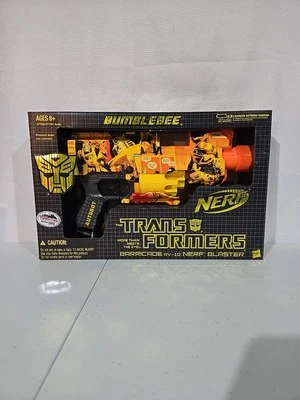 2011 NYCC Exclusive Hasbro Nerf Transformers Barricade RV-10 Nerf Blaster New - Image 1 of 4