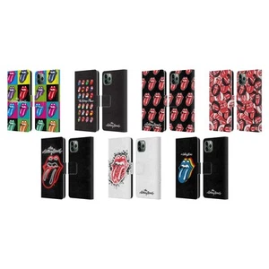 THE ROLLING STONES COLLECTION LÈCHE ÉTUI COQUE EN CUIR POUR APPLE iPHONE - Photo 1 sur 13