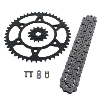 Corrente e roda dentada Honda XR650L 650 L 1993-2013 preta 14/48 114L - Imagem 1 de 4