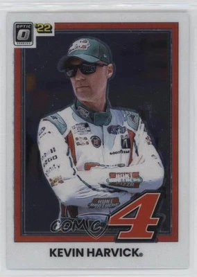 2022 Panini Donruss NASCAR Optic Retro 1981 Kevin Harvick #78 - Image 1 of 2