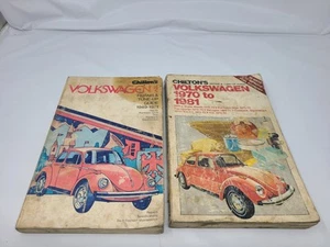 Lot of 2 Chilton's Volkswagen Beetle Repair Manuals 1970-1981 & 1949-1971 - Picture 1 of 2