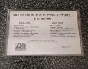 The Crow (original motion picture soundtrack) PROMOTIONAL Cassette Tape PROMO - Picture 1 of 3