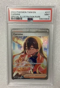 Carmine #217 Mint 9 - Twilight Masquerade - Pokemon Special Illustration - Picture 1 of 3