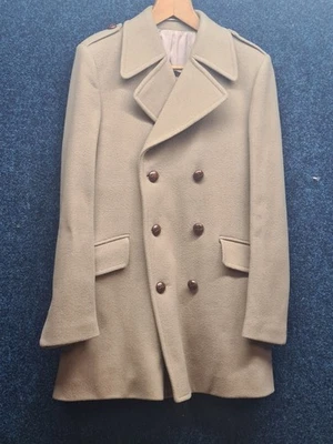 Vintage C&A Crombie Pure Wool Smart Casual Brown Large jacket 40 inch chest. - Image 1 of 4