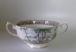 ROYAL ALBERT SILBERBIRKE COUPE SUPPE GUTER ZUSTAND - Bild 1 von 2