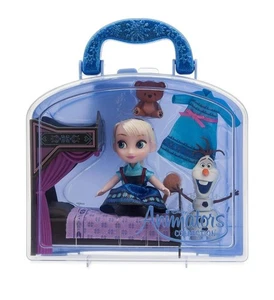 Disney Parks Animator's Collection Elsa And Anna Mini Doll Play Set 5 Inch - Picture 1 of 2