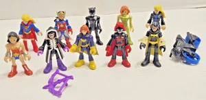 DC Super Friends Imaginext Wonder Women Batgirl Posion Ivy Catwoman Supergirl - Foto 1 di 8