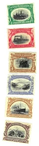 EAS_STAMPS US #294- 299 MH SCV $381.00 - Picture 1 of 1