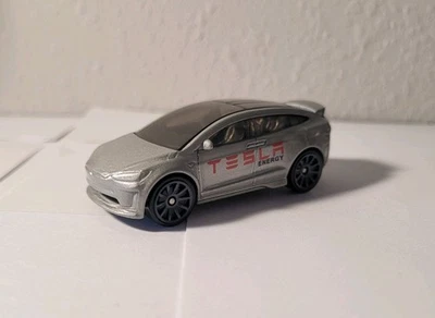 Hot Wheels Tesla Model X Silver 2018 247/365 HW Metro (suelto) Foto 1 de 4