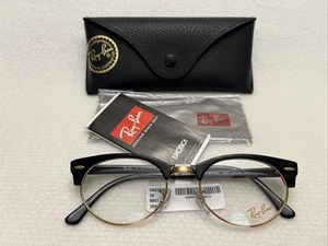 Occhiali da vista Ray Ban RB 3946-V CLUBMASTER OVAL 8057 52 19 145 montatura NUOVI con custodia - Foto 1 di 8
