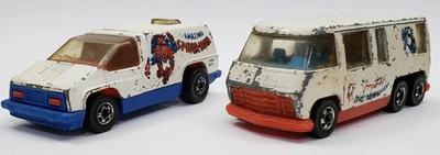 Hot Wheels Scene Machines GMC Motorhome & Classic Customs 1976-78 Hong Kong Base - Image 1 of 4
