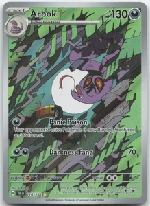 Tarjeta Pokémon Arbok 176/162 SV05: Fuerzas Temporales casi nueva - Imagen 1 de 1