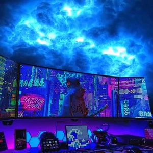 , 3D Thundercloud LED Light Cotton Lightning Cloud Colorful Atmosphere Night ... - Picture 1 of 9