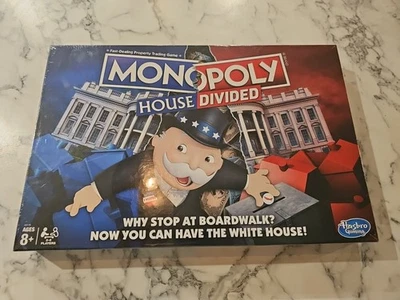 🆕 Hasbro Monopoly ⭐️ House Divided Board Game Ages 8 Factory Sealed Campaign - Image 1 of 4