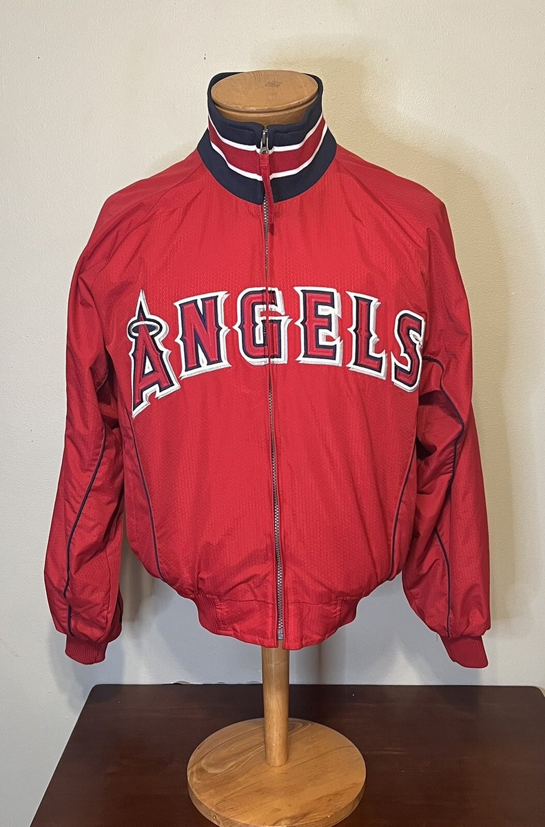 Los Angeles Angels フルジップジャケット 赤/白 ロサンゼルスアパレル