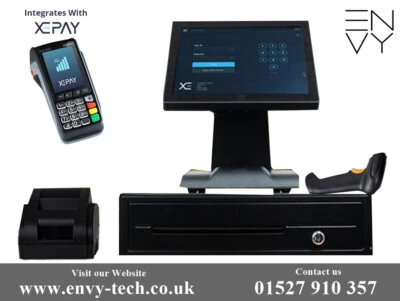 XEPOS Retail Shop NEW 15" Touchscreen All in One Xonder X1 Cash Register EPOS System